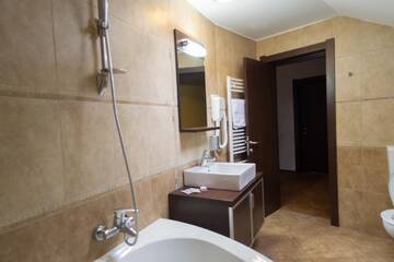 Фото номера Двухместный номер с 1 кроватью Гостевой дом Pension Casa Sara г. Буштени 7