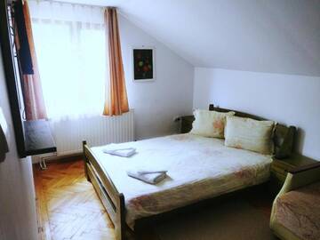Фото номера Улучшенный двухместный номер с 1 кроватью Отель Bianca House г. Буштени 2
