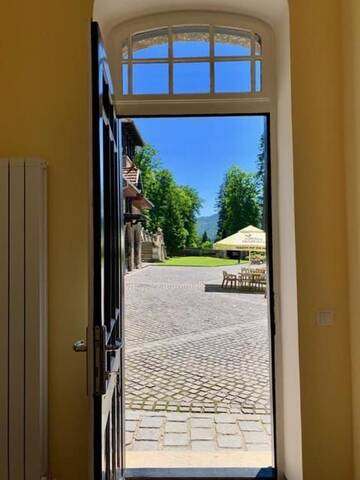Фото номера Апартаменты с видом на сад Виллы Vila Castel Cantacuzino г. Буштени 9